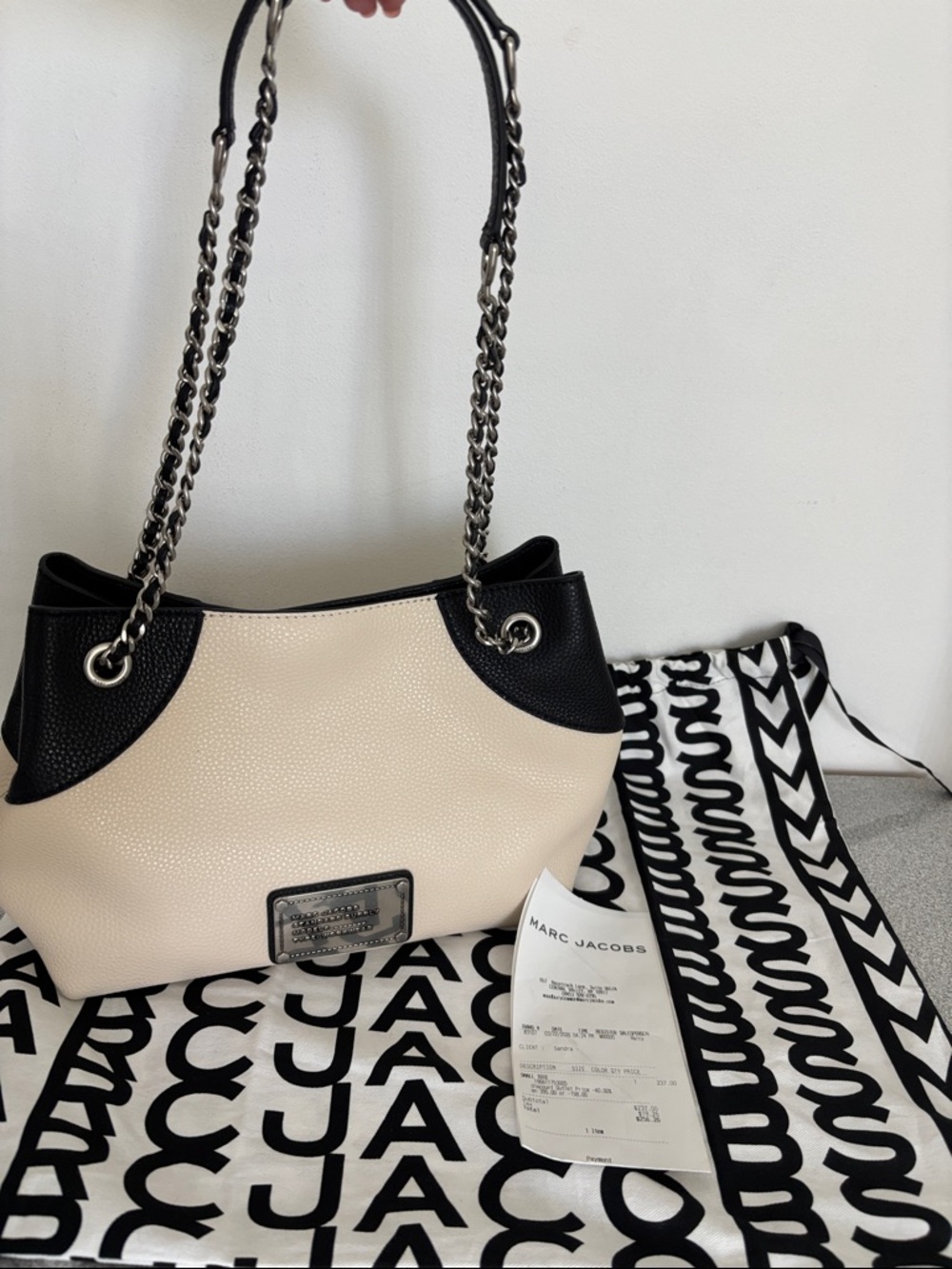 Marc Jacobs Colorblock Chain Strap Shoulder Bag Tote Satchel NEW Spring 2026